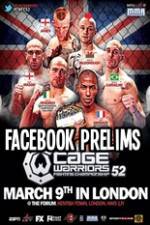 Watch Cage Warriors 52 Facebook Preliminary Fights Zmovie