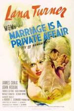 Watch Marriage Is a Private Affair Zmovie