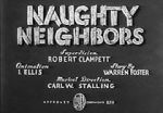 Watch Naughty Neighbors (Short 1939) Zmovie