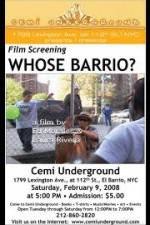 Watch Whose Barrio Zmovie