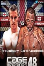 Watch Cage Warriors 48 Preliminary Card Facebook Zmovie
