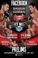 Watch UFC Fight Night 26 Facebook Prelims Zmovie